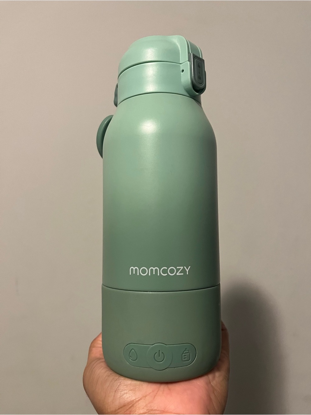 momcozy Green Portable Electronic Bottle Warmer